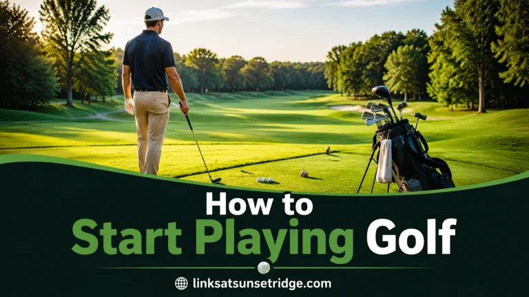 How to Start Playing Golf