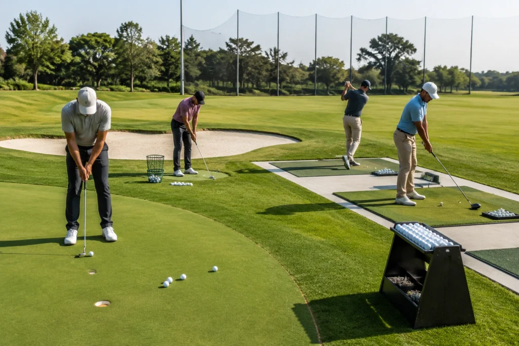 Beginner practice routine for learning golf more efficiently