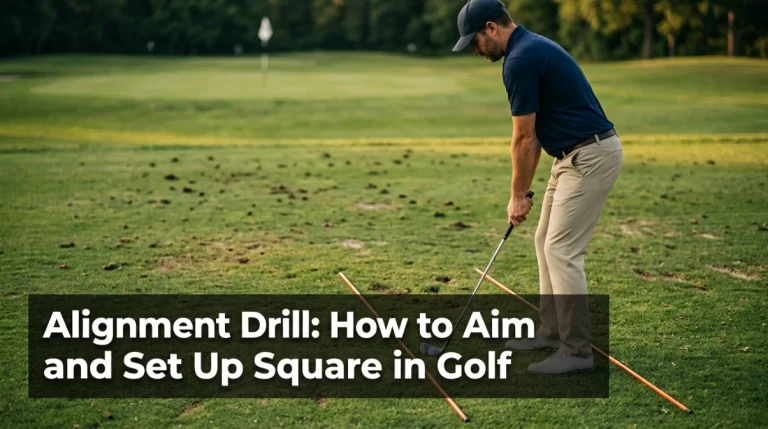 Alignment Drill How to Aim and Set Up Square in Golf