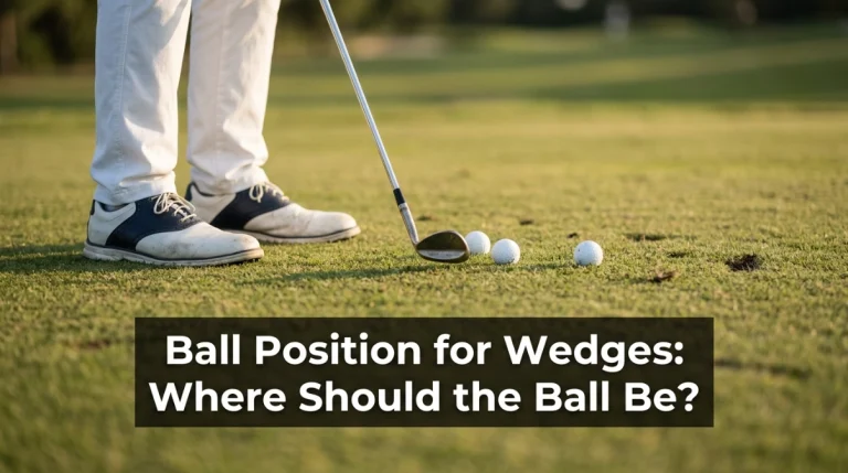 Ball Position for Wedges Where Should the Ball Be