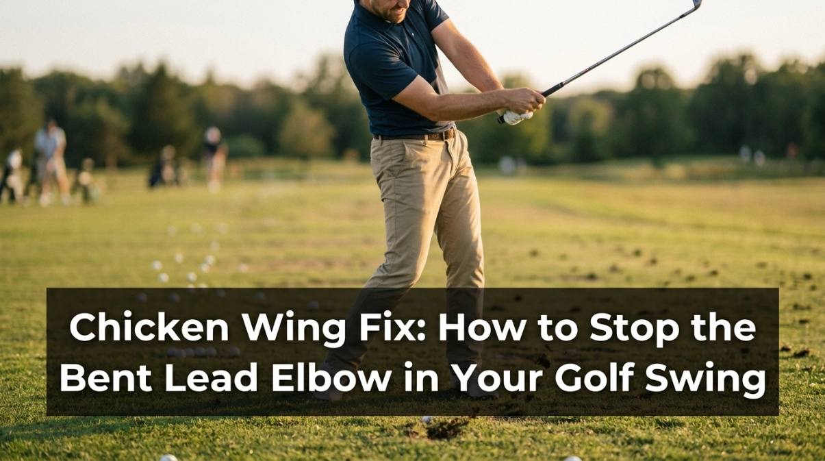 Chicken Wing Fix How to Stop the Bent Lead Elbow in Your Golf Swing