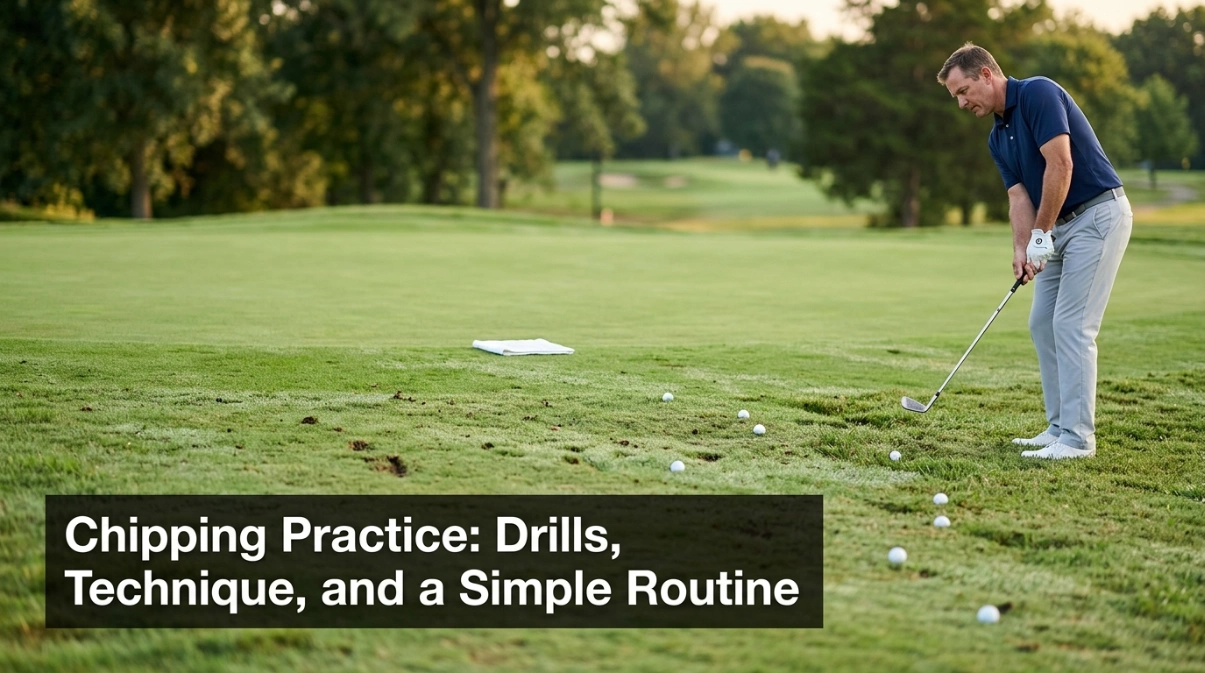 Chipping Practice Drills, Technique, and a Simple Routine