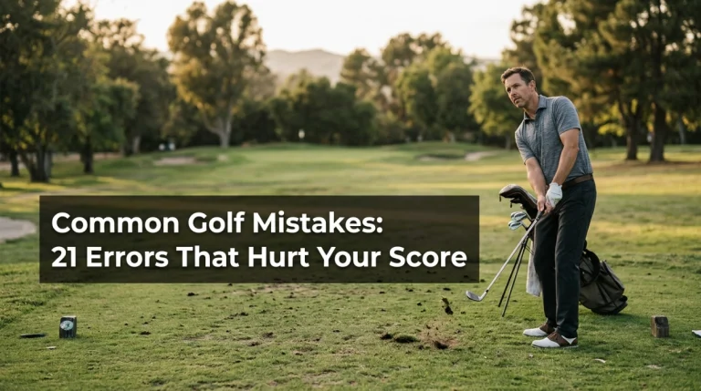 Common Golf Mistakes 21 Errors That Hurt Your Score