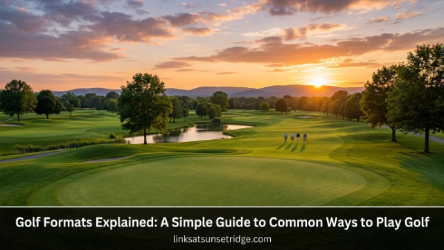 Golf Formats Explained