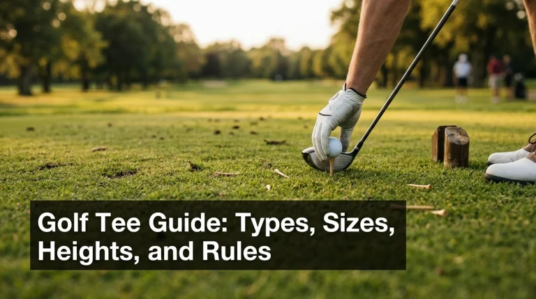 Golf Tee Guide Types, Sizes, Heights, and Rules