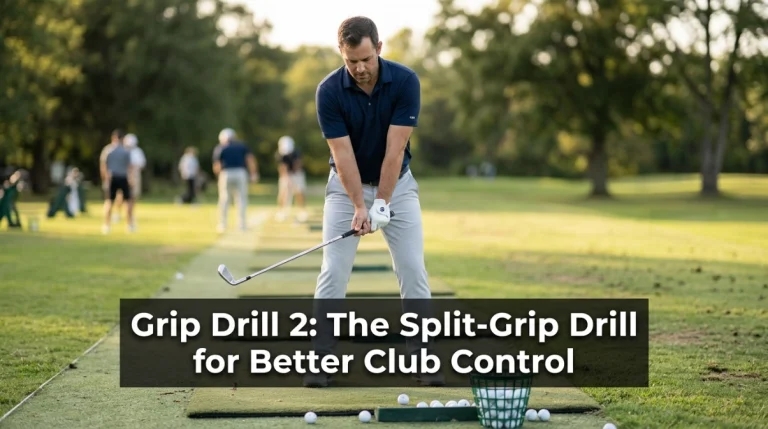 Grip Drill 2 The Split-Grip Drill for Better Club Control