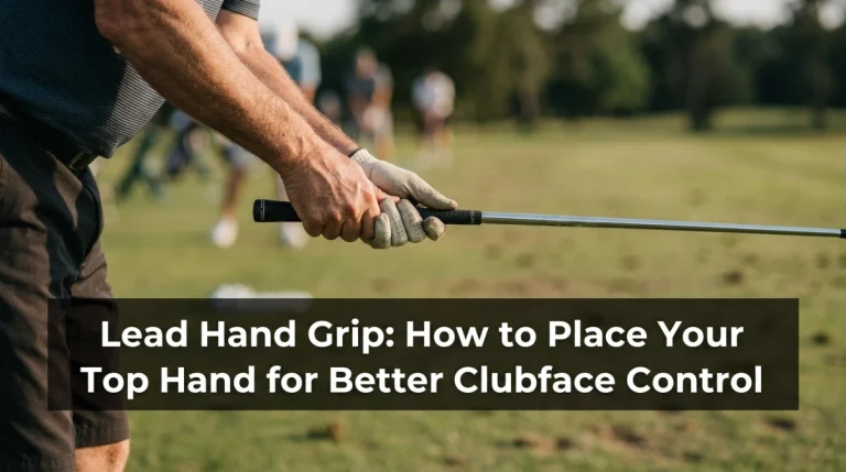 Lead Hand Grip How to Place Your Top Hand for Better Clubface Control