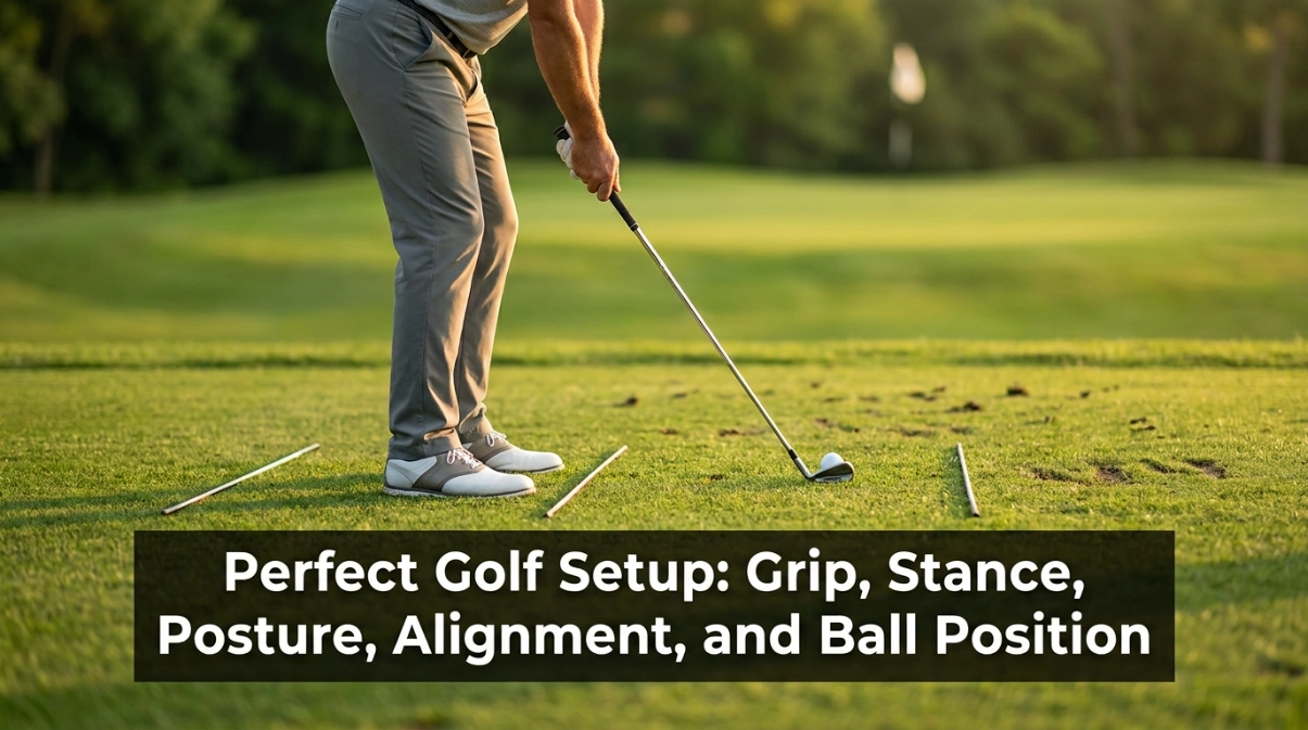Perfect Golf Setup Grip, Stance, Posture, Alignment, and Ball Position