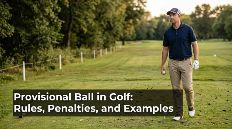 Provisional Ball in Golf Rules, Penalties, and Examples