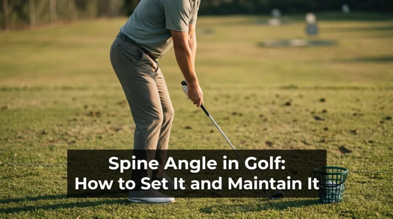 Spine Angle in Golf How to Set It and Maintain It