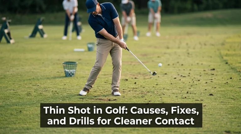 Thin Shot in Golf Causes, Fixes, and Drills for Cleaner Contact