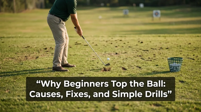 Why Beginners Top the Ball Causes, Fixes, and Simple Drills