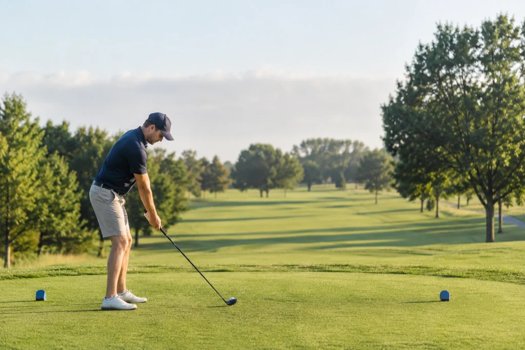 Beginner-friendly types of golf courses with wide fairway and relaxed public golf setting