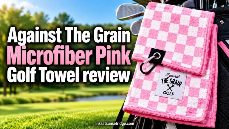 Against The Grain Microfiber Pink Golf Towel review