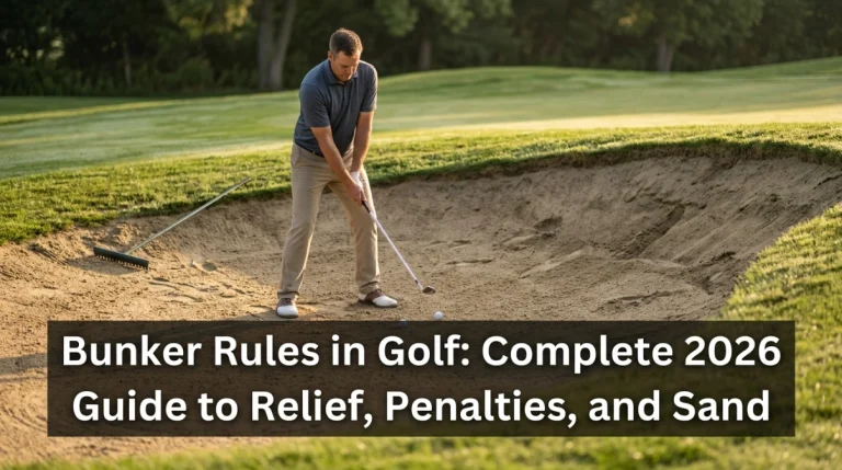Bunker Rules in Golf Complete 2026 Guide to Relief, Penalties, and Sand