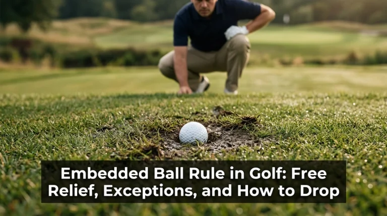 Embedded Ball Rule in Golf Free Relief, Exceptions, and How to Drop