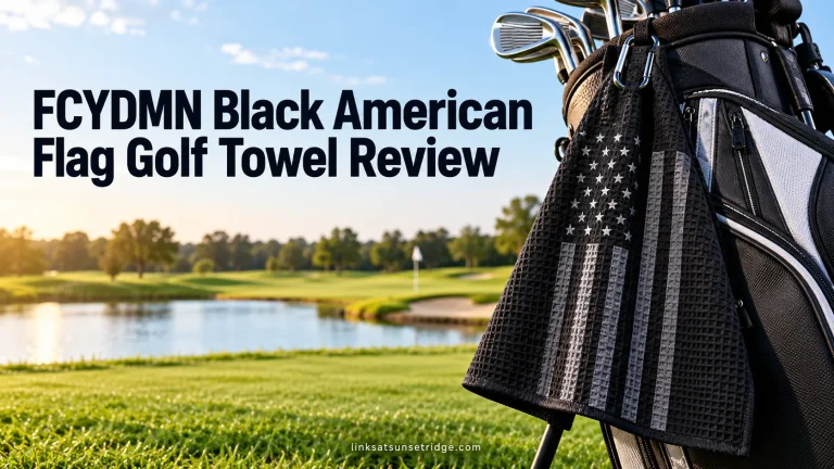 FCYDMN Black American Flag Golf Towel Review