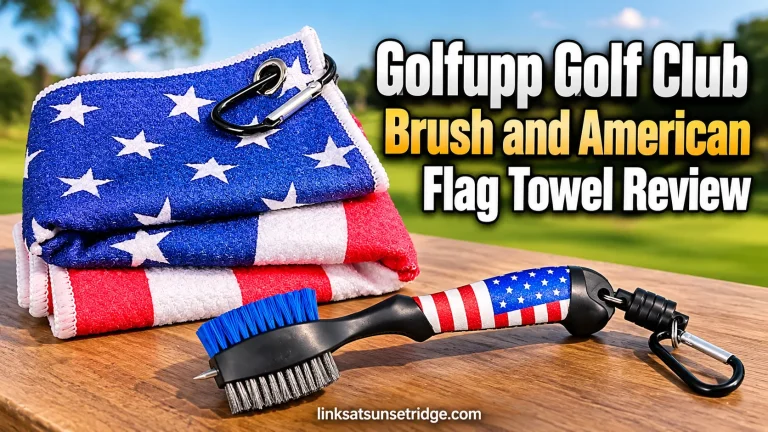 Golfupp Golf Club Brush and American Flag Towel Review