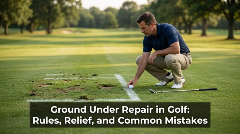 Ground Under Repair in Golf Rules, Relief, and Common Mistakes