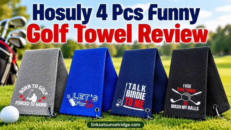 Hosuly 4 Pcs Funny Golf Towel Review