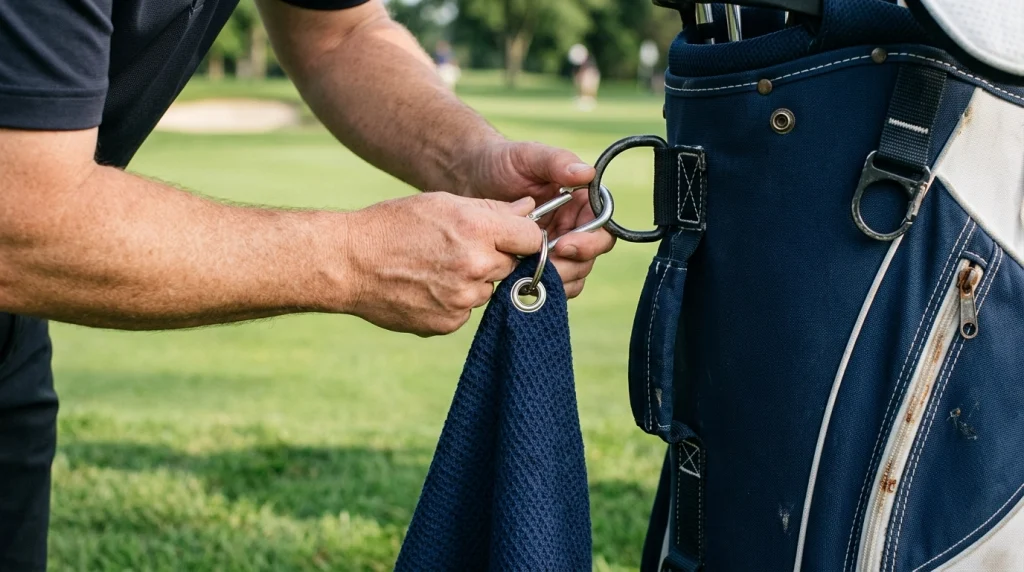 How Do You Attach a Golf Towel Clip