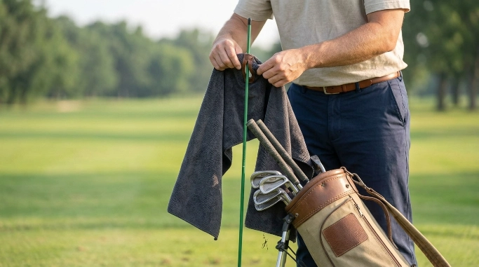 How Do You Attach a Golf Towel With a Hole in the Middle