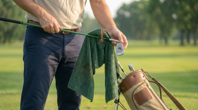 How Do You Attach a Golf Towel With a Center Hole?