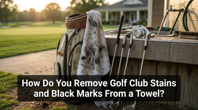 How Do You Remove Golf Club Stains and Black Marks From a Towel