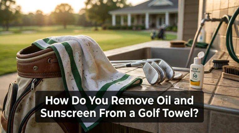 How Do You Remove Oil and Sunscreen From a Golf Towel