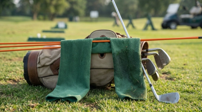 How Do You Use a Golf Towel With a Center Slit