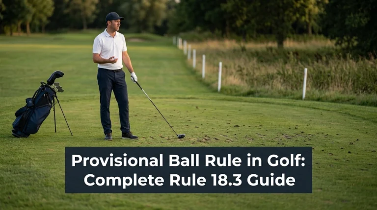 Provisional Ball Rule in Golf Complete Rule 18.3 Guide
