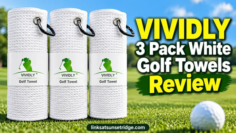 VIVIDLY 3 Pack White Golf Towels Review