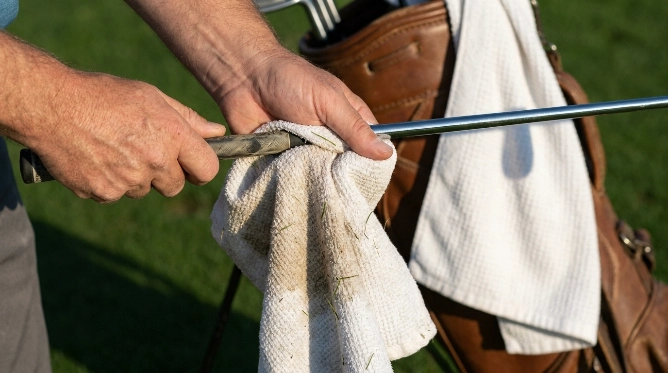 Should You Use a Wet or Dry Golf Towel on Grips