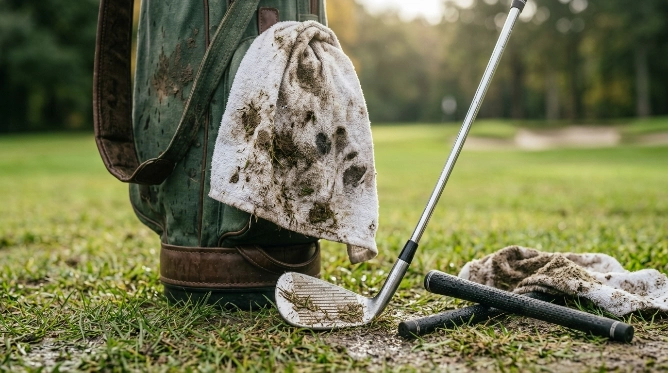 What mistakes should you avoid when using a golf towel