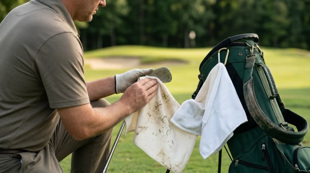 How Do You Keep a Golf Towel Useful During a Round?