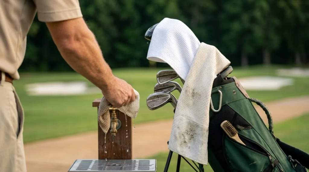 How Should You Set Up Your Golf Towel?