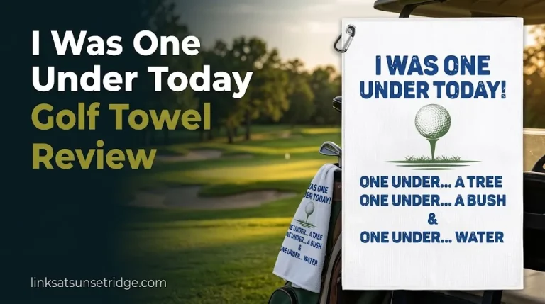 BWTRVL I Was One Under Today Golf Towel Review