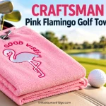 CRAFTSMAN GOLF Pink Flamingo Golf Towel Review