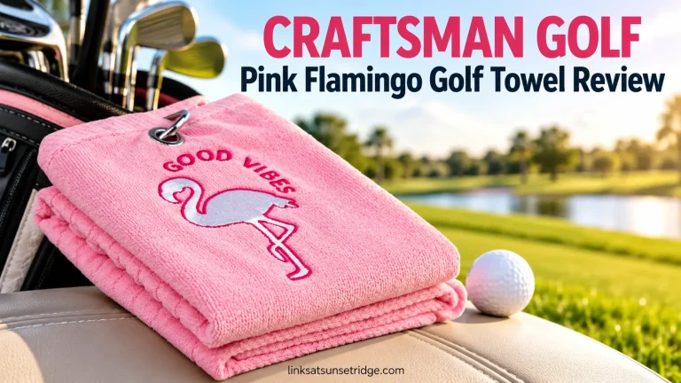 CRAFTSMAN GOLF Pink Flamingo Golf Towel Review