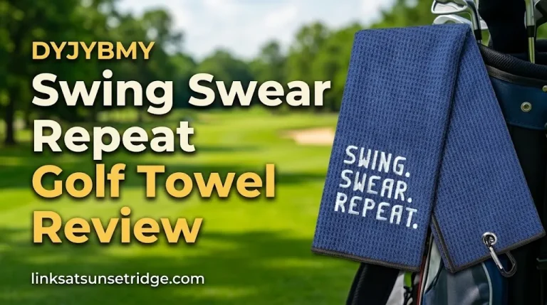 DYJYBMY Swing Swear Repeat Golf Towel Review