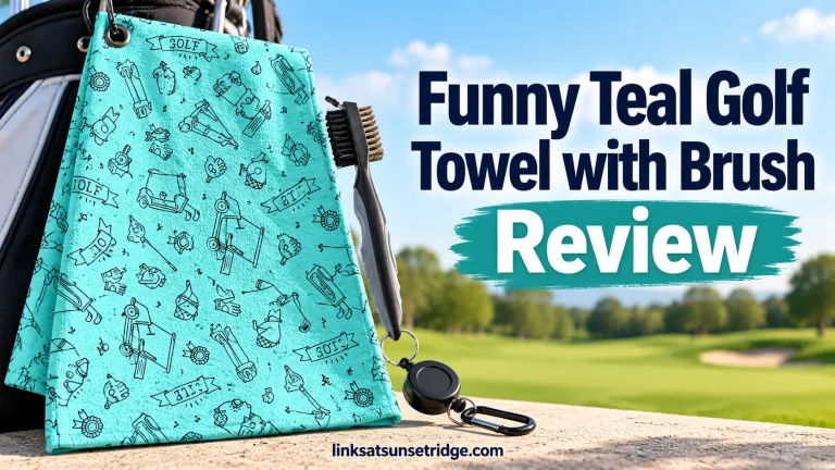 Funny Teal Golf Towel with Brush Review