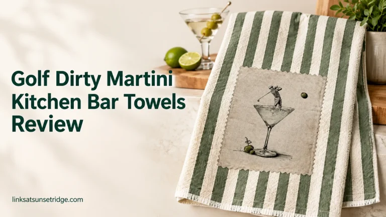 Golf Dirty Martini Kitchen Bar Towels Review