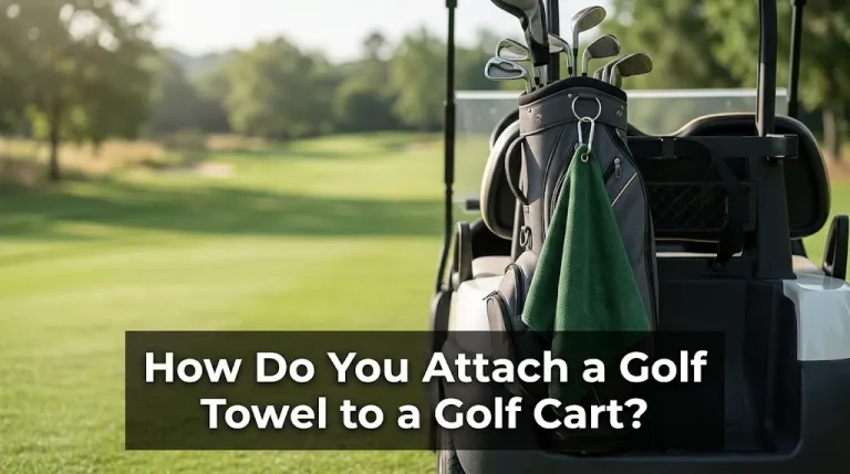 How Do You Attach a Golf Towel to a Golf Cart