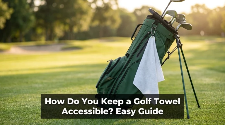 How Do You Keep a Golf Towel Accessible
