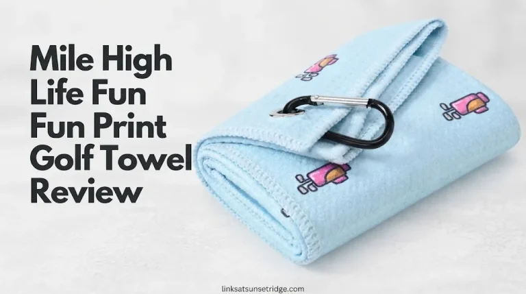 Mile High Life Fun Print Golf Towel Review