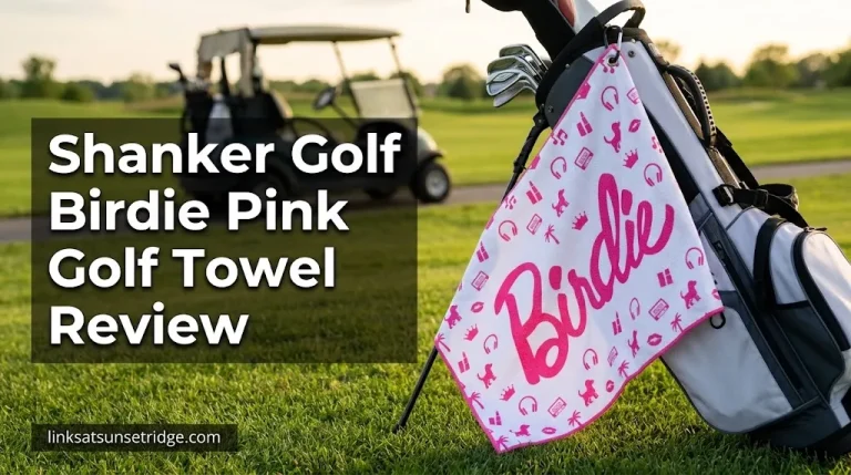 Shanker Golf Birdie Pink Golf Towel Review