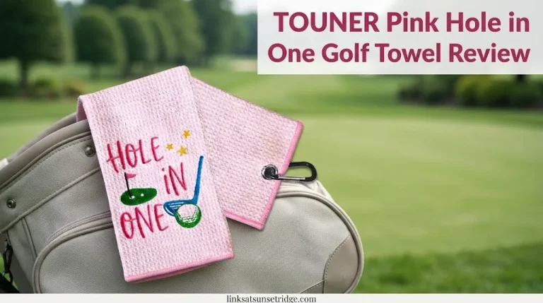 TOUNER Pink Hole in One Golf Towel Review