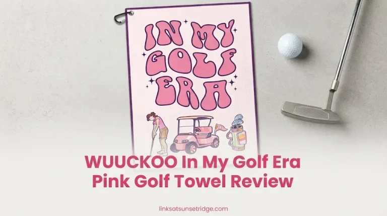 WUUCKOO In My Golf Era Pink Golf Towel Review