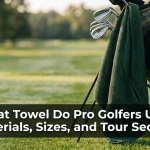 What Towel Do Pro Golfers Use? Materials, Sizes, and Tour Secrets