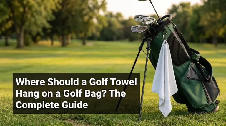 Where Should a Golf Towel Hang on a Golf Bag